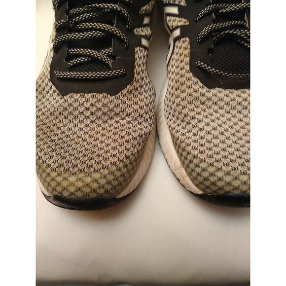 ASICS Womens Fuzex Lyte 2 T769N Running Shoe Sz 11 White And Black Cool Looking - Picture 4 of 7